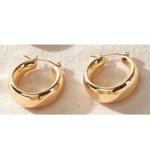 Chunky Gold Hoops